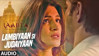 Arijit Singh Lambiyaan Si Judaiyaan With Lyrics  Raabta  Sushant Rajput Kriti Sanon trending [upl. by Grimbald864]