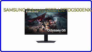 REVIEW 2024 SAMSUNG Odyssey G50D LS27DG500ENXZA ESSENTIAL details [upl. by Ortensia]