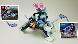 Lego 60428  75391 Mini Tank Robot  레고 미니 탱크 로봇 [upl. by Straus]