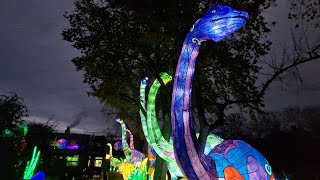 Magische Lichterwelten im Bergzoo in Halle [upl. by Atnomed742]