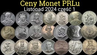 Ceny monet PRLu Listopad 2024 Okolicznościowe lata 1979  1989 Jadwiga bez znaku projektanta [upl. by Samuella]