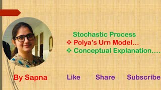 Polyas Urn Model  Stochastic Process  by Sapna [upl. by Camilo]