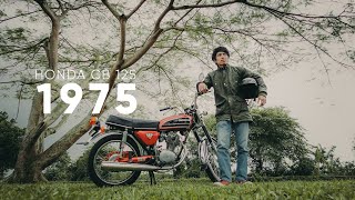 Review Honda Cb 125 tahun 1975 Full Original [upl. by Atteyek523]