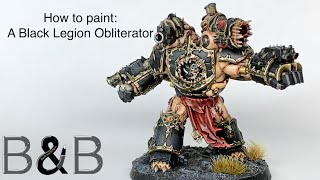 How to Paint an Obliterator Black Legion [upl. by Eelac]