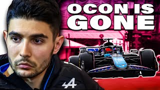 Esteban Ocon OFFICIALLY SACKED by Alpine [upl. by Valtin]