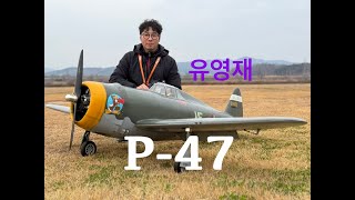 P47 Thunderbolt Saito FG60R3 Pilot 유영재 [upl. by Deland]