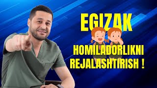 🤰🏻Egizak homiladorlikni rejalashtirish bu qanchalik to’g’ri❓ [upl. by Llehcor282]