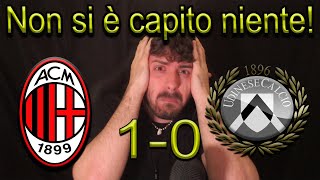 Milan  Udinese 10  Bicchiere mezzo pieno o mezzo vuoto [upl. by Dion]