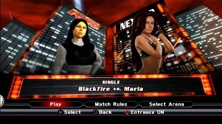 Blackfire CAW SmackDown Vs Raw 2009 [upl. by Geilich]