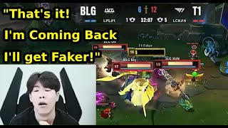 The Shy Reaction  FAKER Destroying BLG at WORLD 2024 [upl. by Nichola]