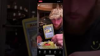 Logan Paul gets scammed for 2million dollar Pokémon card and punches window 😳 [upl. by Lorrimor]