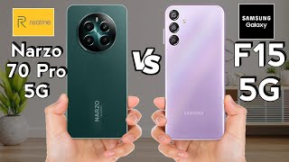 Realme Narzo 70 Pro vs Samsung Galaxy F15 5G [upl. by Eecyac]