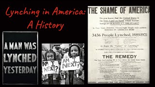 A History of Lynching in America [upl. by Darbie]