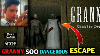 ESCAPING FORM THE GRANNY HOUSE  GRANNY CHAPTER 2 GAMEPLAY 1 [upl. by Trust]