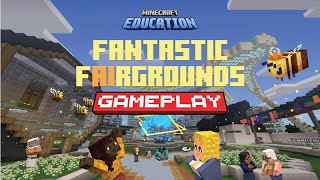 Fantastic Fairgrounds  Full Gameplay Walktrough  Minecraft Bedrock FREE Map [upl. by Adnalue]