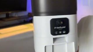 Frienhund Smart Camera Automatic Cat Feeder 5G Automatic Dog Feeder with Two Way Audio Review [upl. by Lamson771]