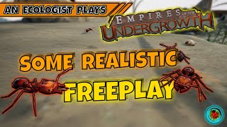 Lets do some Realistic Freeplay in EMPIRES OF THE UNDERGROWTH  An Ecologist Plays  Live Stream [upl. by Devland]