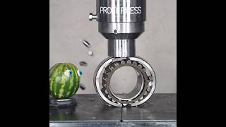 Hydraulic Press vs Giant Bearing hydraulicpress vs Bearing short [upl. by Eecak649]