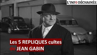 Les 5 répliques cultes de Jean Gabin [upl. by Stodder730]