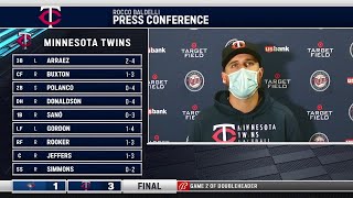 Twins Baldelli reflects on José Berríos return to Target Field [upl. by Olegnaed]