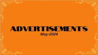 Advertisements  May 2024  Shine Ministry [upl. by Adlanor]