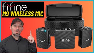 Fifine M9 Wireless Lavaliere Microphone kit [upl. by Ecnaralc]