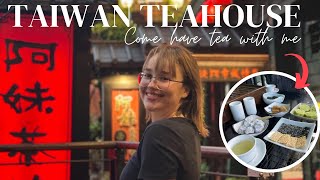 This teahouse inspired Spirited Away I tried their TRADITIONAL TAIWANESE tea set Amei Teahouse [upl. by Starlin]