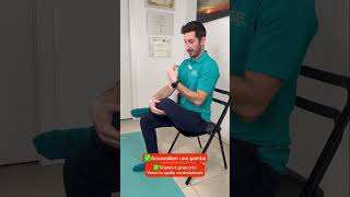 Sciatica o sindrome del piriforme un esercizio di stretching perfetto fisioterapista sciatica [upl. by Notsla130]