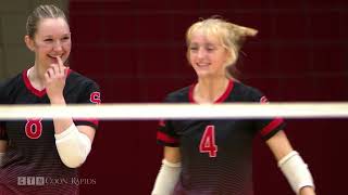 Girls Volleyball Blaine at Coon Rapids 10124 [upl. by Eeruhs519]