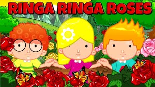 Ringa Ringa Roses  Ring Around the Rosie  Kids Songs amp Nursery Rhymes [upl. by Wind]