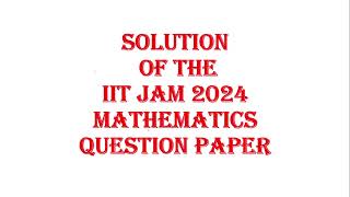 Solution of iit jam mathematics 2024 most probable question 2025 Uttarakhand polytechnic lecturer [upl. by Katsuyama826]