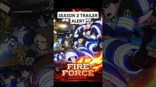 Fire Force SEASON 3 TRAILER animenews [upl. by Gere]