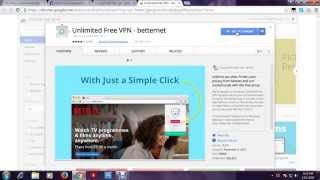 Unlimited Free VPN  betternet Install Crome [upl. by Rozanna]