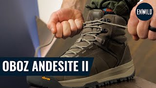 Oboz Mens Andesite II Mid Insulated Waterproof Boot Review [upl. by Anirehtac]