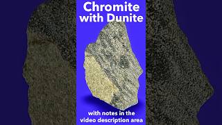 Metallic Chromite Minerals with Igneous Dunite IDd [upl. by Yolande]