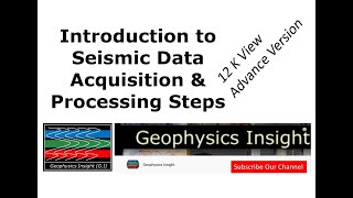 Seismic Data Acquisition Essential Processing Steps amp Techniques to Boost Your Geophysics Career [upl. by Panther]