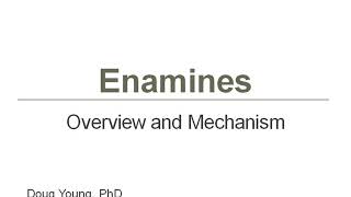 Enamines  Introduction Mechanism and Examples [upl. by Inafets949]