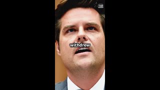 Breaking  Matt Gaetz withdraws from attorney general consideration BlackStarNetwork [upl. by Nodnar]