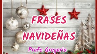 hermosas frases con mensajes navideños [upl. by Seto]