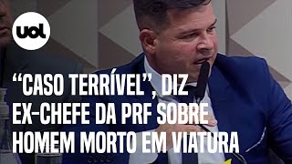 CPI 81 Exchefe da PRF lamenta caso de ‘câmara de gás improvisada’ que matou homem em viatura [upl. by Levitan313]