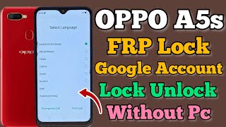 Oppo A5s CPH1909  FRP Bypass  Android 810  Google Account Unlock  Without Pc  Trick 2023 [upl. by Ecirb]