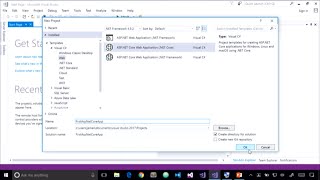 ASPNET Core in Visual Studio 2017  Getting Started with ASP NET Core using Visual Studio 2017 [upl. by Clower]