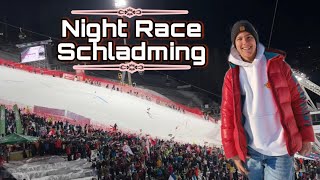 🚡⛷️Ich bin beim Night  Race Riesenslalom in Schladming  Vlog [upl. by Ientirb]