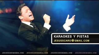 KARAOKE Luis Miguel  Nosotros PISTA ORIGINAL [upl. by Anitap]