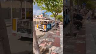 Tossa De Mar Tourist Train 🚂 Beach front amp Castle  Costa Brava  Spain 🇪🇸 Sep 2024 tossademar [upl. by Berger257]