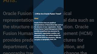 Oracle Cloud Fusion HCM Interview Questions Core HR Module  triotech [upl. by Beattie815]