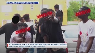 Columbus police announce progress in dismantling gang [upl. by Yleak511]