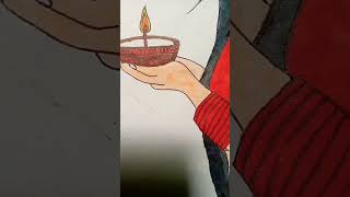 Diwali ki drawing [upl. by Dorcas835]