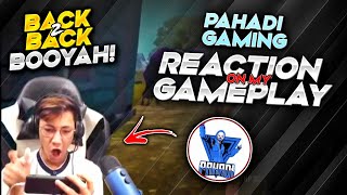 BACK 2 BACK BOOYAH  PAHADI GAMING REACTION  TANEJA OP [upl. by Stier921]