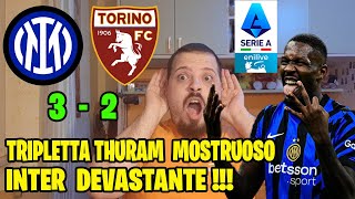 INTERTORINO 32 😱 THURAM MOSTRUOSO TRIPLETTA🔥 INTER DEVASTANTE‼️ [upl. by Clabo]